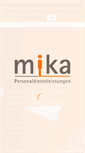 Mobile Screenshot of mika-personal.de